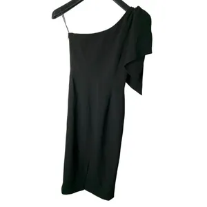 Dress the Population Tiffany One-Shoulder Midi Dress black women's size small thumbnail 3