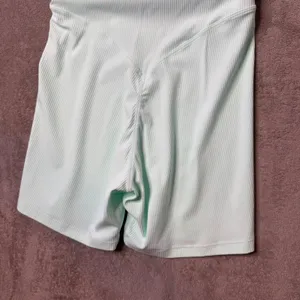 Paragon Fitwear Ribbed Shortsuit Activewear Pastel Green Size L Athletic‎ Padded thumbnail 8