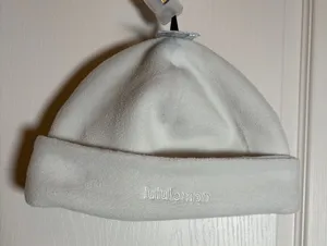lululemon Fleece Beanie, Double Layer, NWT, L/XL Color BONE thumbnail 1