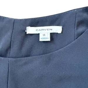 Carven Black Mini Dress Twist Size 4 thumbnail 3