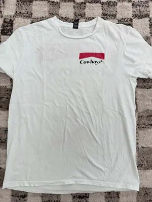 Cowboys Tee White Size L thumbnail 1