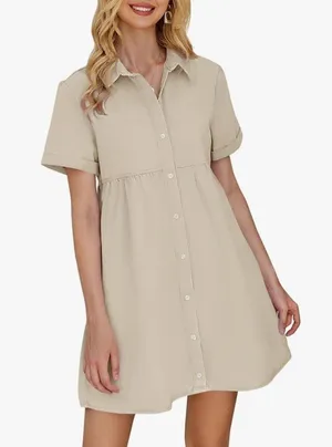 Amazon Button-Up Dress thumbnail 1