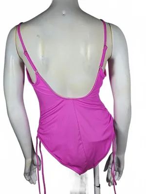 Shade & Shore Women's Pink One Piece Swimsuit Size S (4-6) thumbnail 5