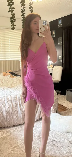 Emerald Sundae Pink Homecoming Dress thumbnail 1