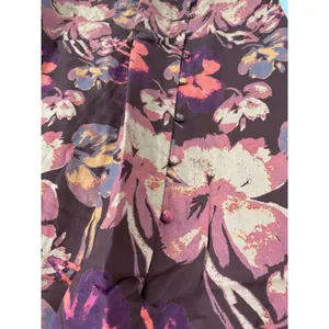 Allison New York Womens Leo Maxi Dress Brown Floral Smocked Cotton Small thumbnail 7