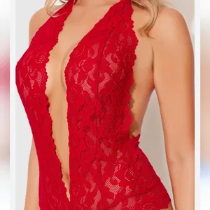 Frederick's Of Hollywood Lace Thong Teddy Lingerie New With Tags thumbnail 1