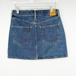 Moussy Denim‎ Mini Skirt Women's Size 2 Blue Japanese Denim thumbnail 3