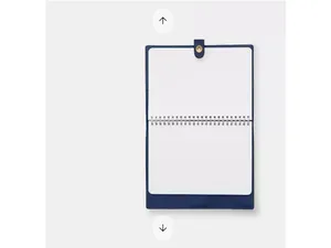 NEW Rexy 10th Birthday Blue Leather Notebook NIB thumbnail 4