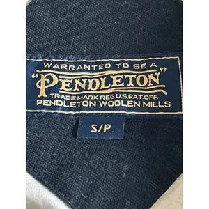 Pendleton Cream Sherpa Fleece Geometric Zip Up Long Sleeve Sweater Coat Jacket S thumbnail 3