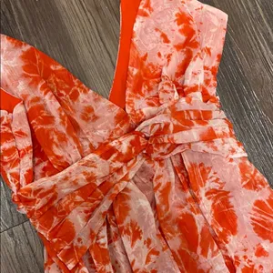SheIn Red Maxi Dress thumbnail 4