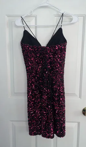 Pink Sequin Dress thumbnail 1