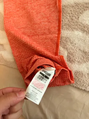 Gymshark Orange Seamless Leggings thumbnail 5