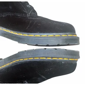 Dr. Martens Womens 1460 Pascal Velvet Black Boots Ribbon Laces Vegan 11 thumbnail 8