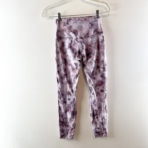 Lululemon Athletica Align High-Rise Legging Pants Meadow Haze Pink Multi 6 thumbnail 5