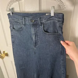 Rag & Bone Serena High Waist Rhinestone Wide Leg Jeans 29 thumbnail 3