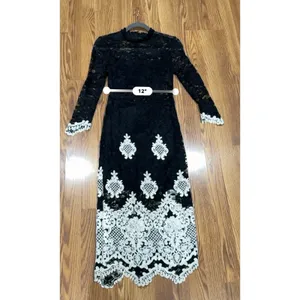Alexis Helina Black White Bodycon Midi Dress Sleeveless Cocktail Size S thumbnail 8