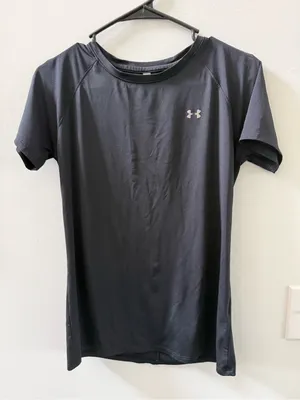 Under Armour Black Short-Sleeve Performance Tee thumbnail 1