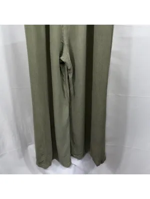 HYFVE Sage Green Tie Strap Wide Leg Jumpsuit Women’s Medium thumbnail 4