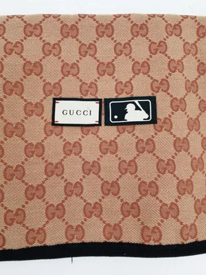 Gucci x MLB GG Monogram Canvas Travel Pouch NWOT OS thumbnail 4