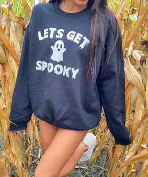 Let’s Get Spooky Crewneck Size XL thumbnail 1