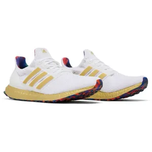adidas Ultraboost 5.0 DNA Athletic Shoes White/Gold Sneakers HP7425 Women’s 6 US thumbnail 2