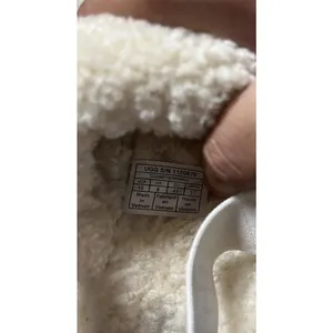 UGG Oh Fluffita Cream/Beige Fur Platform Slides Sandals Womens 10 thumbnail 4