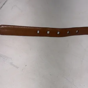 Lauren Ralph Lauren Brown Italian Leather RLR Leather Buckle Belt Womens Medium thumbnail 14