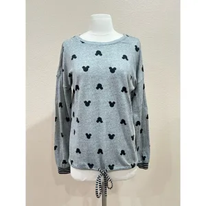 Disney Mickey Mouse Grey Lightweight Sweatshirt Size Small thumbnail 3