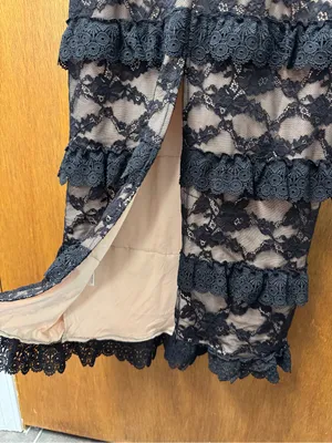 Dear Emilia Hello Molly Mystique Sleeveless Lace Maxi Dress Black Small NEW $155 thumbnail 10