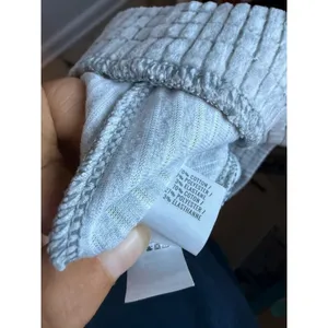 Aerie Gray Groove On Ribbed Velour Flare Sweatpants thumbnail 5