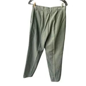Woolrich size 8 Loden Green 100% cotton straight leg pants.runs small thumbnail 2