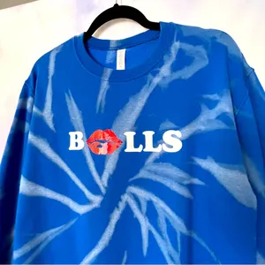 Buffalo bills bleached sweatshirt Blue thumbnail 8