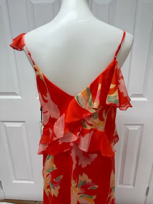 Future Collective‎ Ruffle Ankle Length Dress - Size L - NEW With Tag in Bag. thumbnail 16