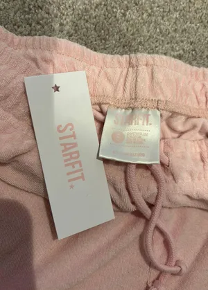 Starfit Pink Terry Shorts thumbnail 4