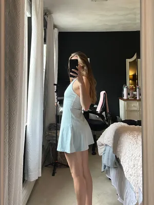 YoungLA tennis dress halter Blue thumbnail 2