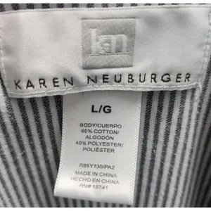 Karen Neuberger Women's Pajama Set Dog Print Sleepwear Top Pants L‎ thumbnail 6