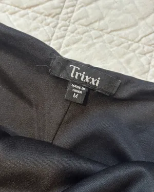 Trixxi Sparkly black Bodycon midi dress thumbnail 3