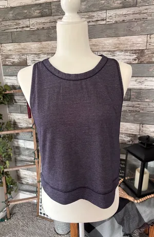 Lululemon Pace Perfect Loose Semi Cropped Athletic Tank Top Size 6 No size tag thumbnail 1