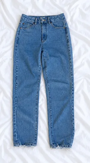 Garage Denim High-Rise Straight Leg Jeans – Size 0 thumbnail 1