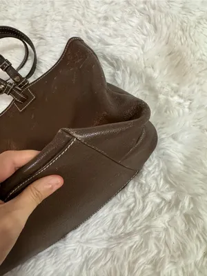 Dooney & Bourke Chocolate Brown Leather Shoulder Tote thumbnail 11