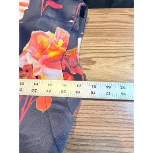 Karen‎ Millen Rose Floral High Neck Bow Back Double Sleeve Maxi Midi Dress US 8 thumbnail 16