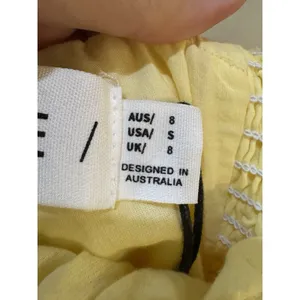 Revolve Sovere Bliss One Shoulder Midi‎ Dress Butter yellow size Small $229 MSRP thumbnail 5