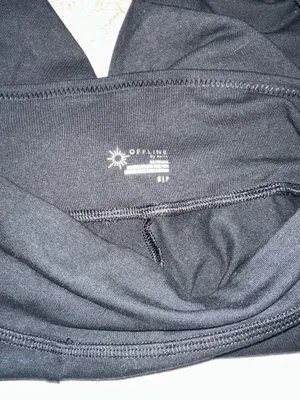 Aerie Black Leggings OFFLINE by thumbnail 3