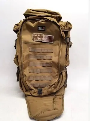 9.11 Tactical Series Muddy Colour Full Gear Extreme Outdoor Tactical Backpack thumbnail 1