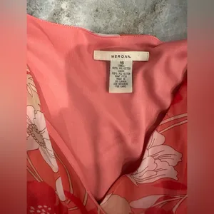 Merona Red Spaghetti Strap Sundress Midi thumbnail 3