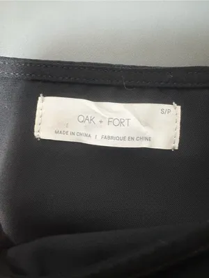OAK+FORT Classic Black Shift Dress thumbnail 4