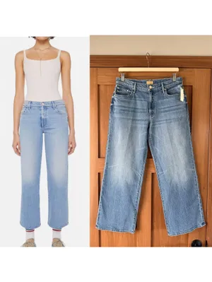 MOTHER NWT The Mid Rise Maven Ankle Jeans in Magic School Bus Wash Women’s 29 thumbnail 2