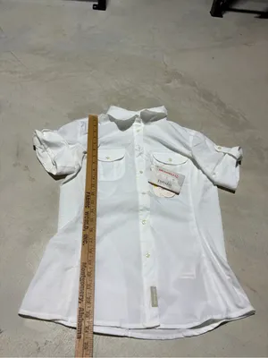 Merrell White Short-Sleeve Button-Down Shirt Ophelia medium thumbnail 3
