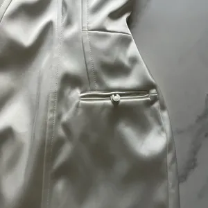 Anthropologie BHLDN Clean Lines Strapless Mini Dress White XS Bridal Wedding thumbnail 7