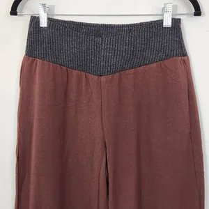 WeWoreWhat Brown Low Rise V Pant NWT Size Small Revolve pants thumbnail 4